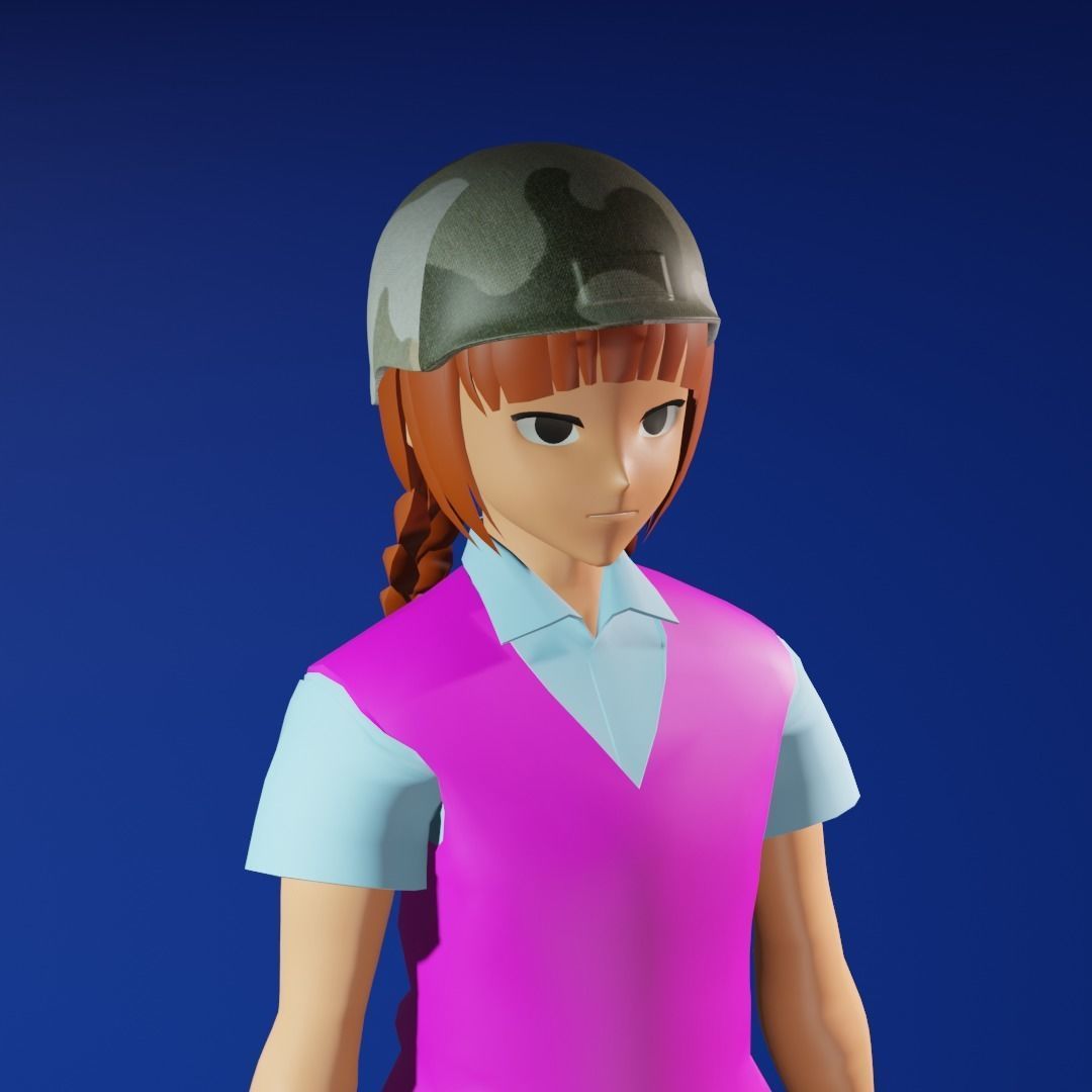 3d NFT Characters - Series IV Low-poly 3D model_3