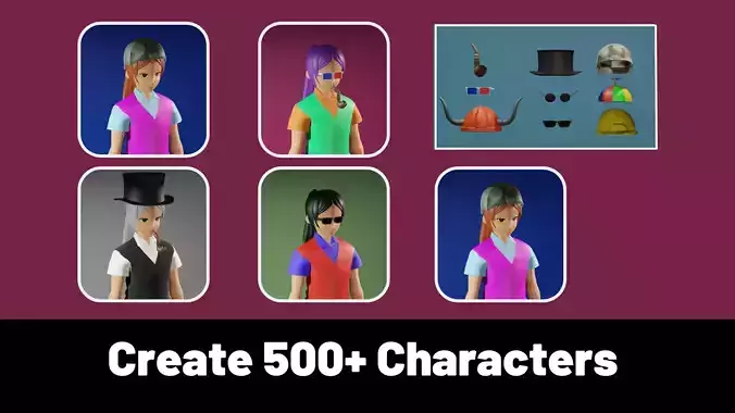 3d NFT Characters - Series VI