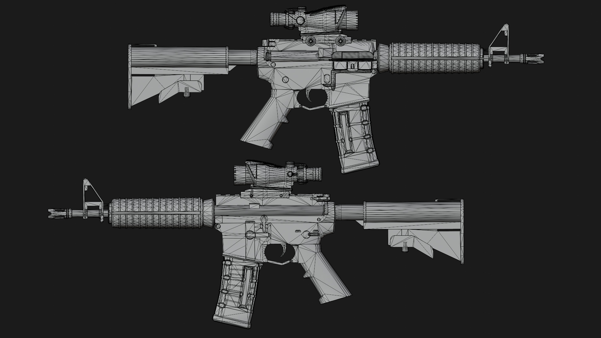 Special Forces Soldier Low-poly 3D model_10