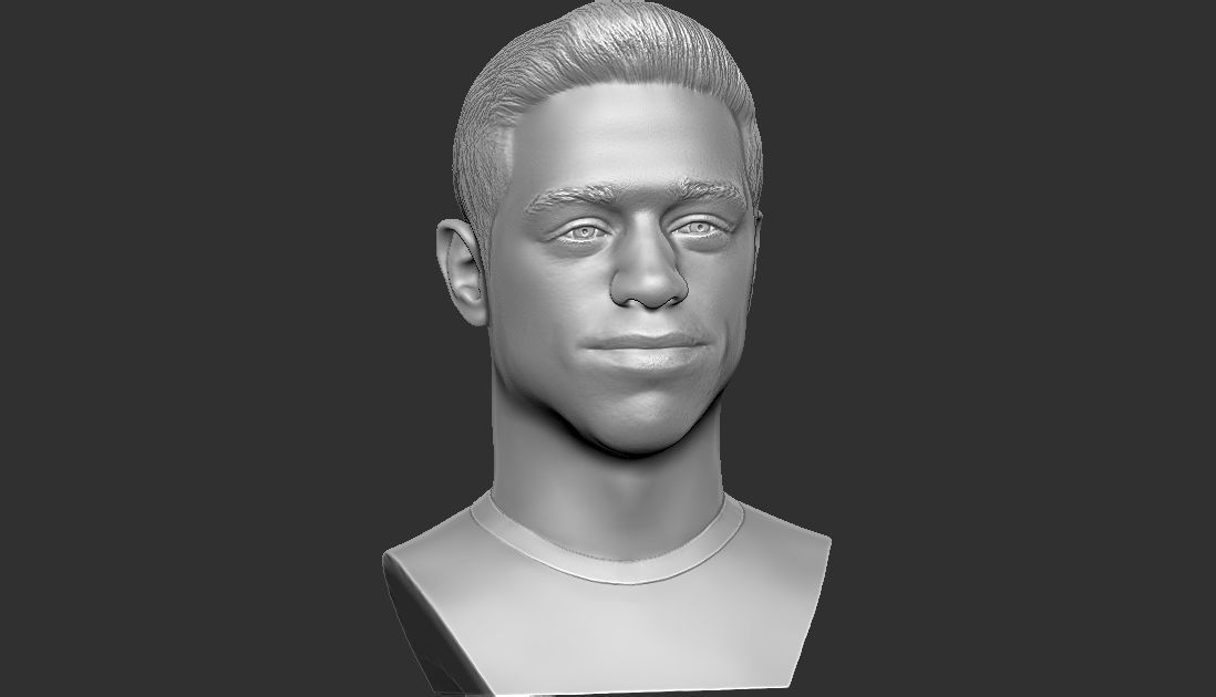 Pete Davidson bust for 3D printing 3D print model_17