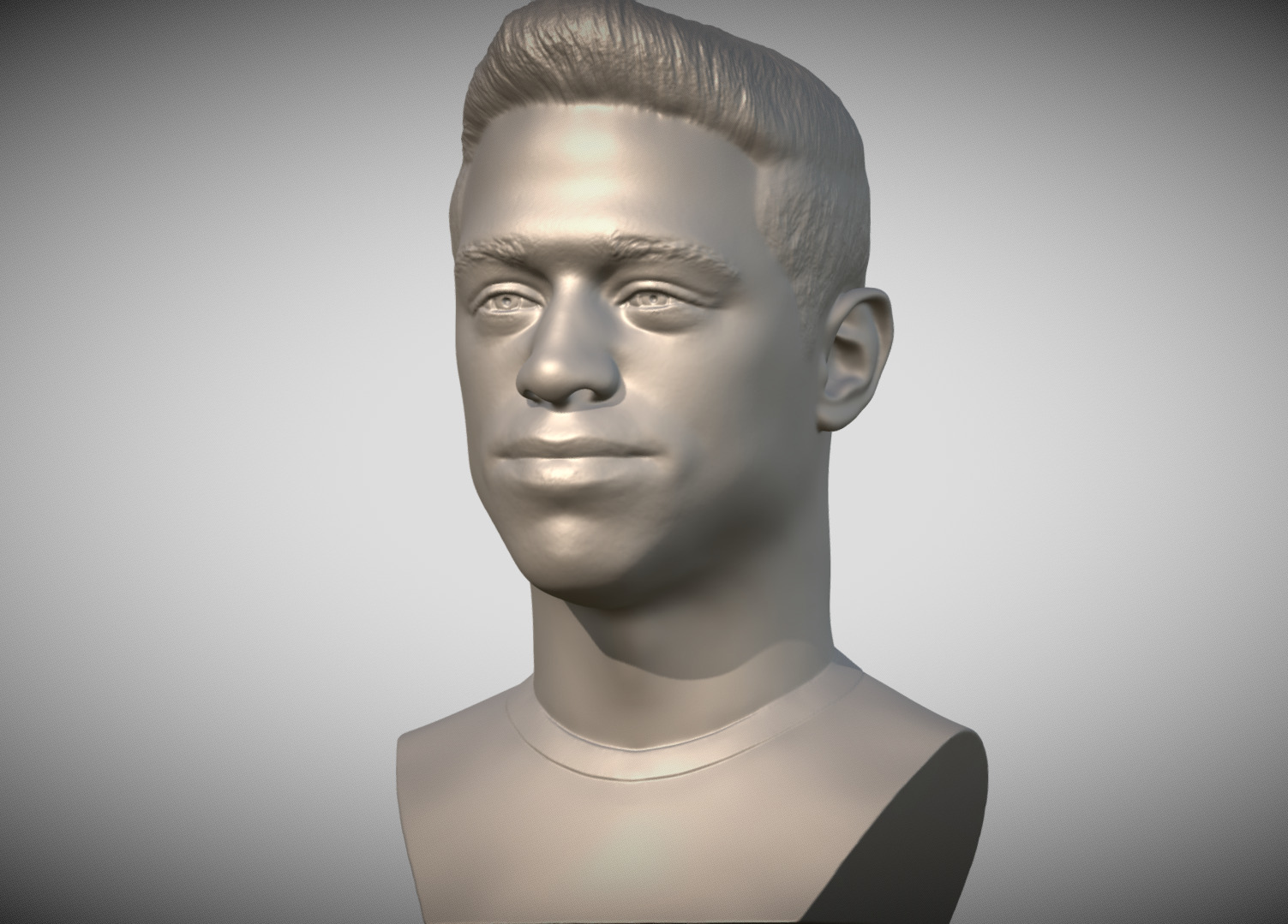 Pete Davidson bust for 3D printing 3D print model_3