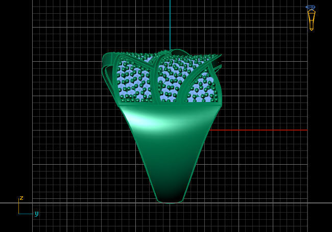 Women Ring With Stone 3DM Mix Print Model 3D print model_4