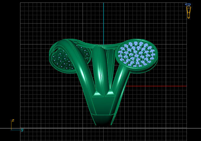 Women Ring With Stone 3DM Mix Print Model 3D print model_4