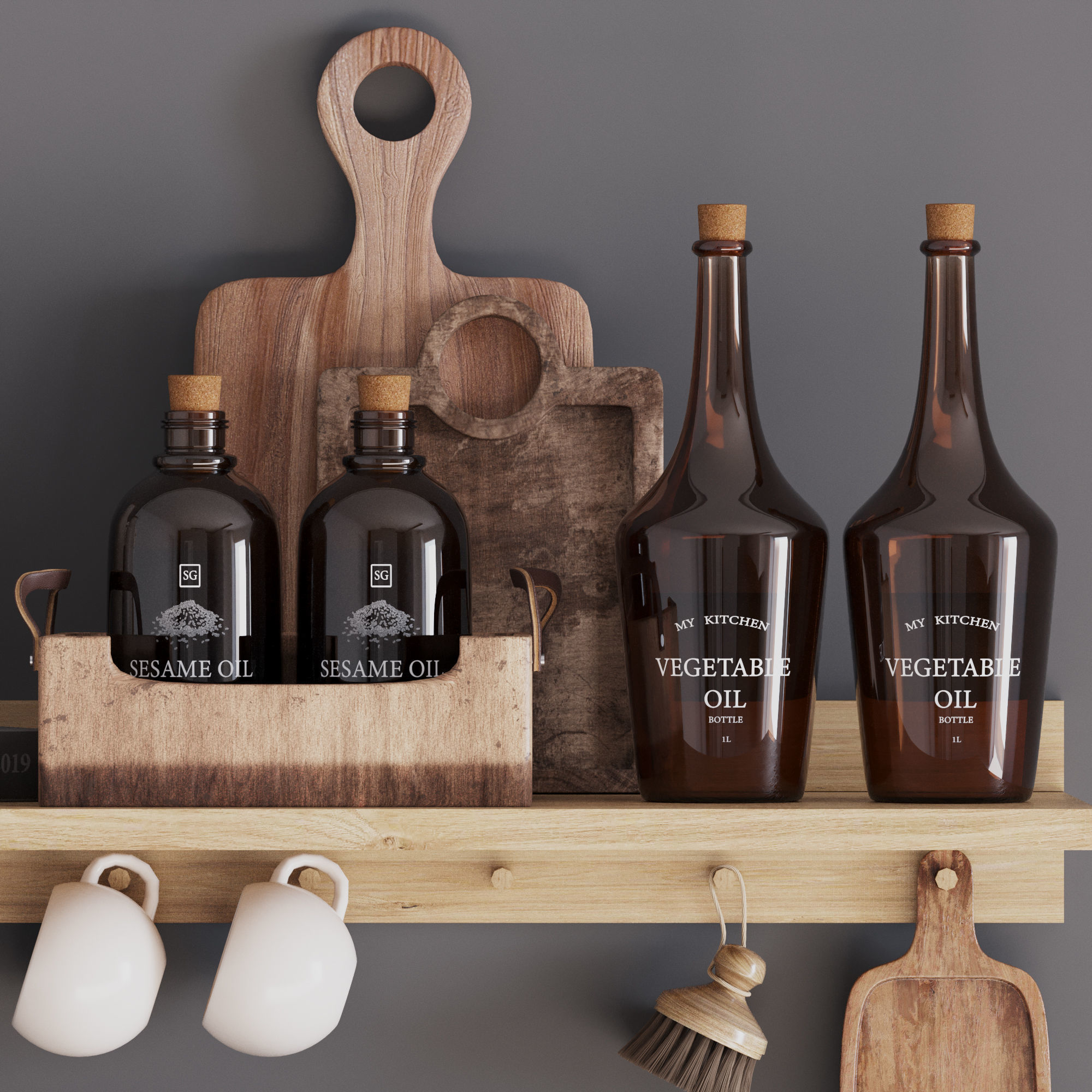 kitchen accessories035 3D model_2