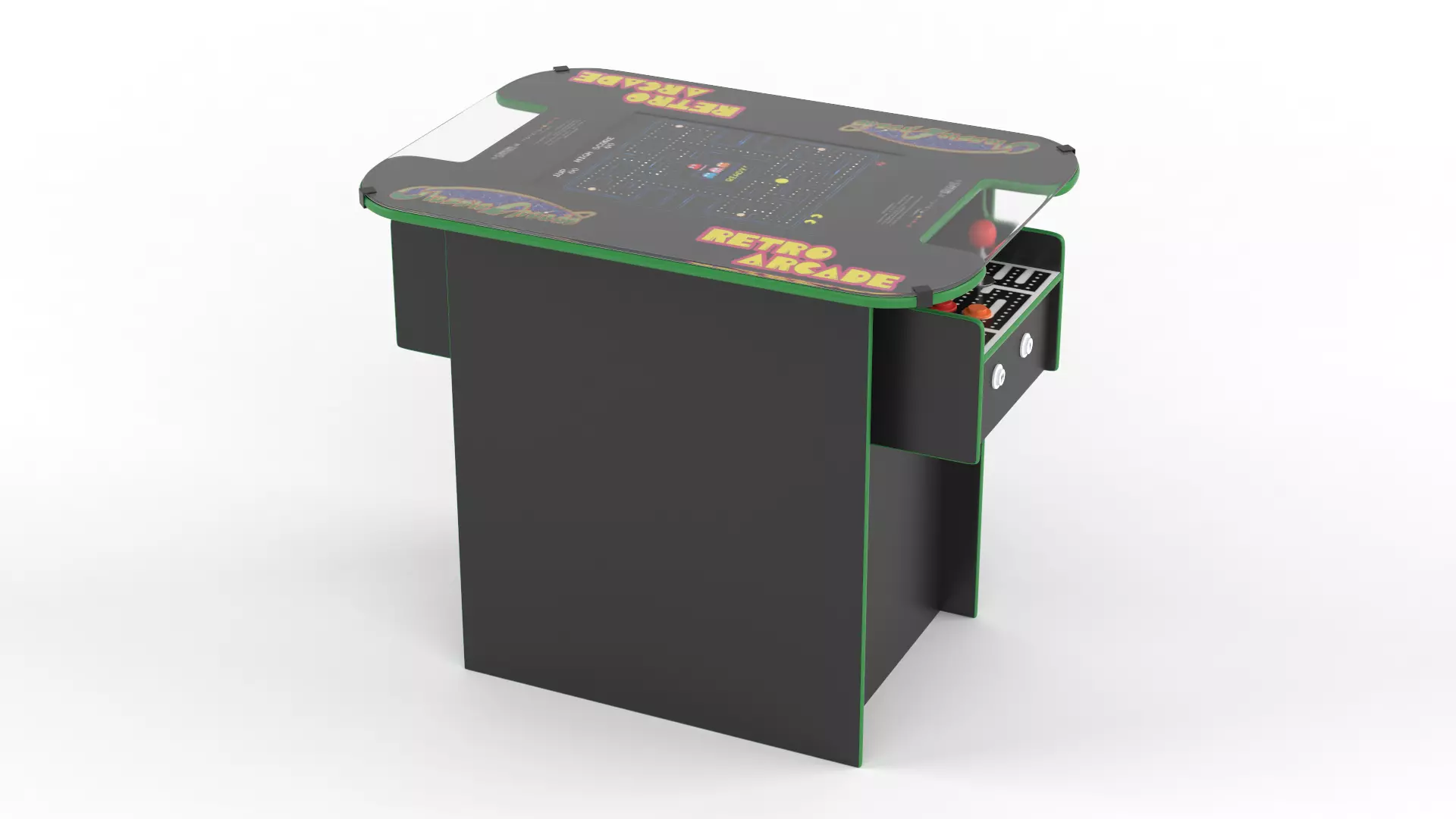 Arcade Machine 3D model_0