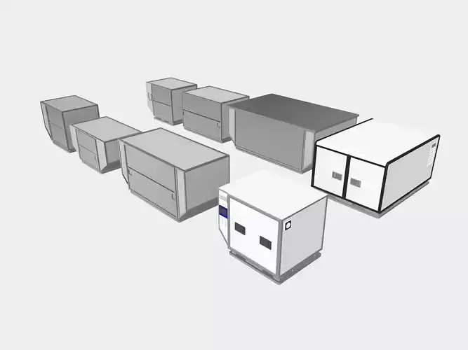 ULD for airport diorama 3D print model