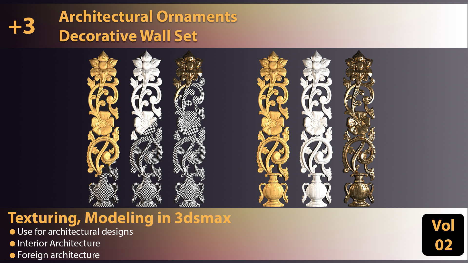  Architectural Ornaments 3D model_1