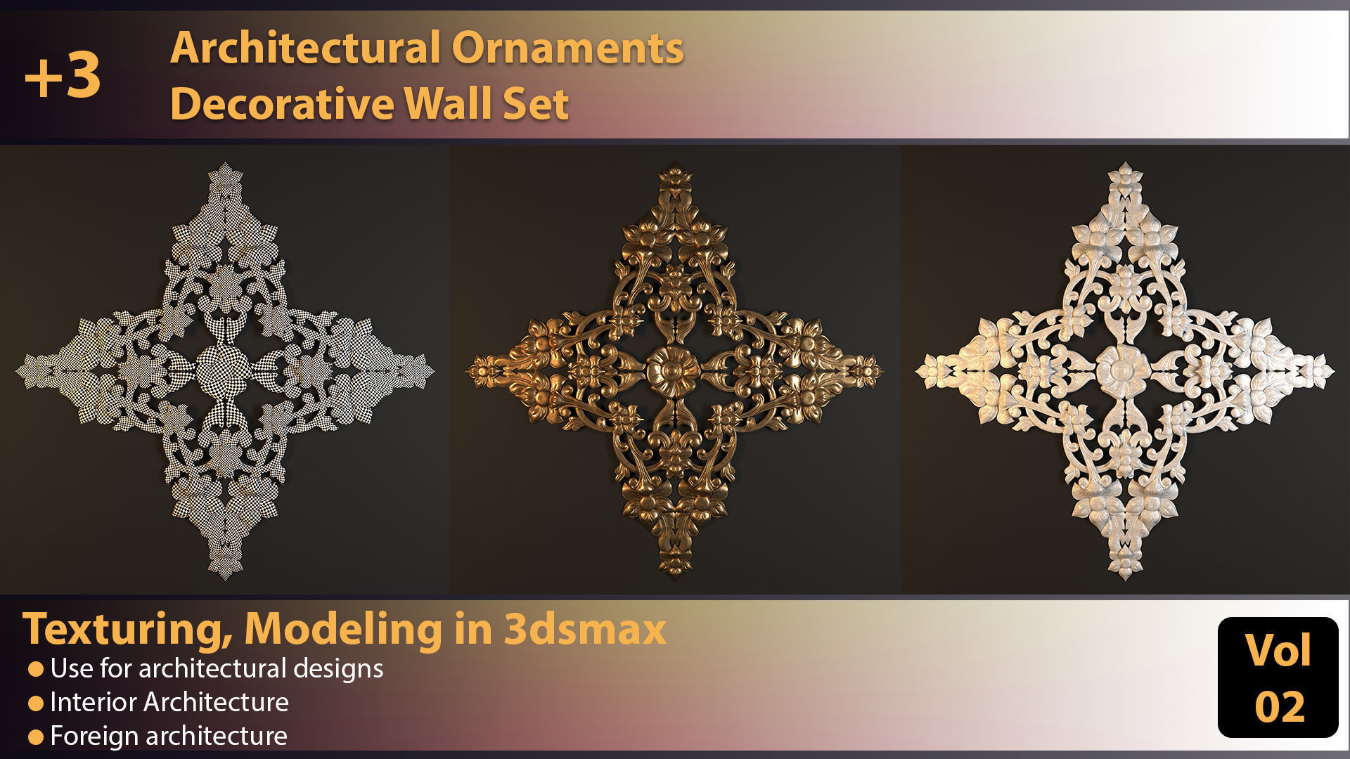  Architectural Ornaments 3D model_2