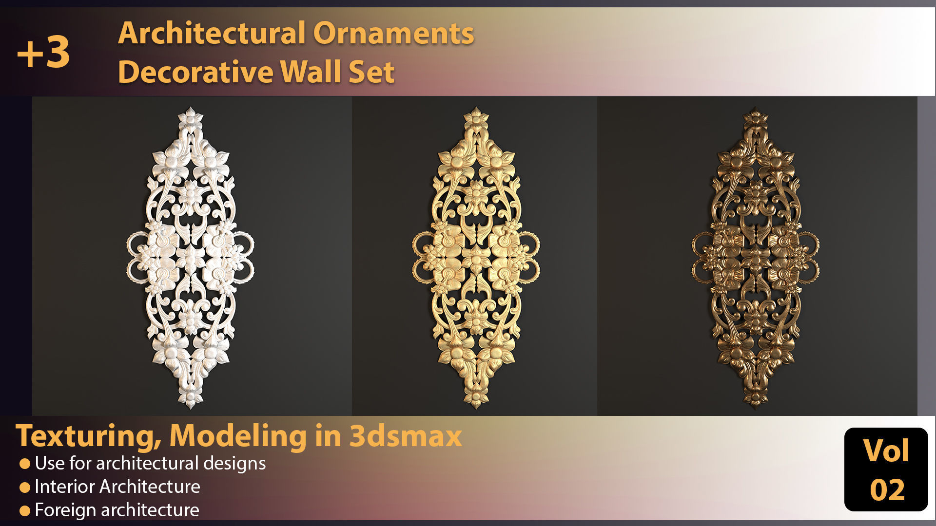  Architectural Ornaments 3D model_3