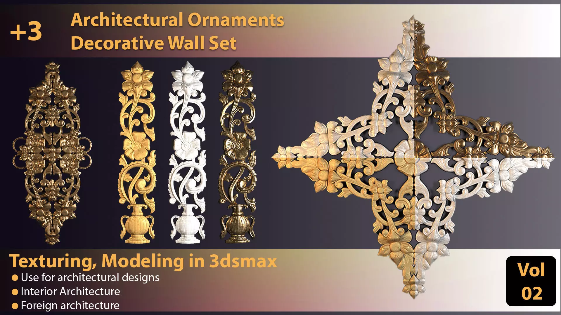  Architectural Ornaments 3D model_0