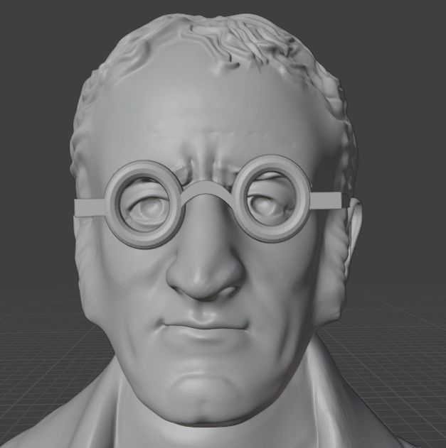 John Dalton 3D print model_2