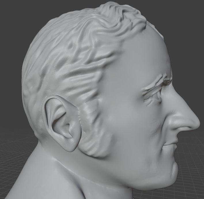 John Dalton 3D print model_14