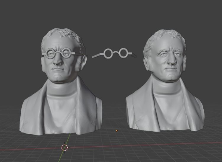 John Dalton 3D print model_15
