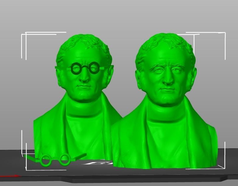 John Dalton 3D print model_17