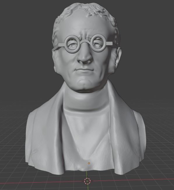 John Dalton 3D print model_12