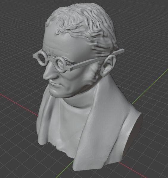 John Dalton 3D print model_3