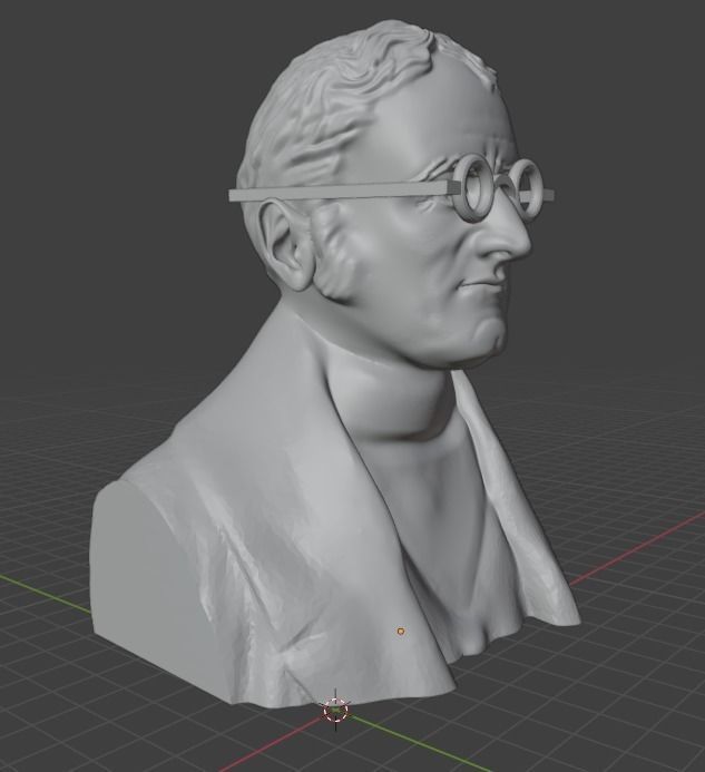 John Dalton 3D print model_19