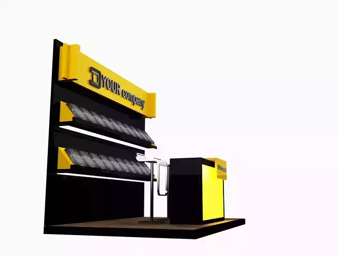  Booth Exhibition Stand a413d