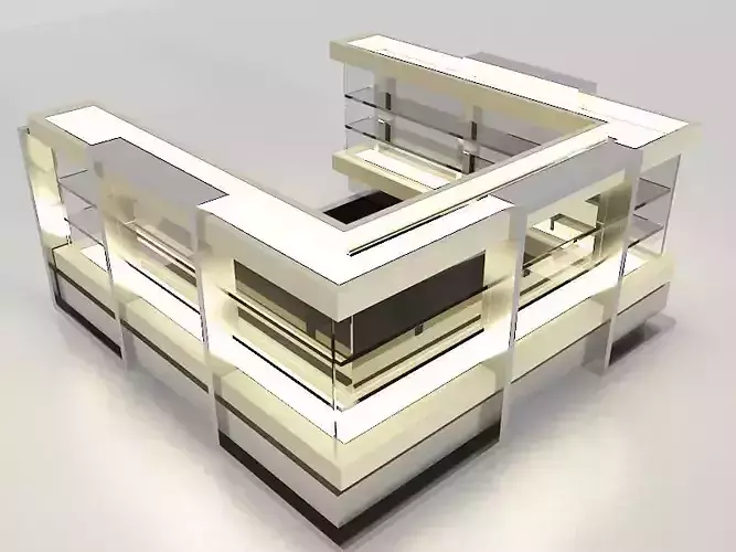  Kiosk Partition Booth a414a 