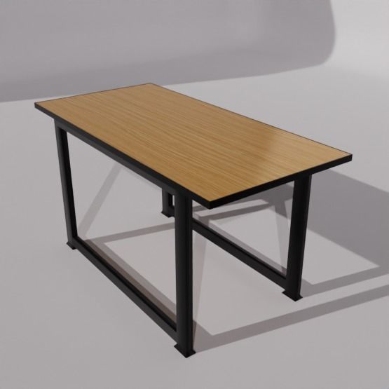 RESTAUNRANT TABLE CHAIR SET Free 3D model_7