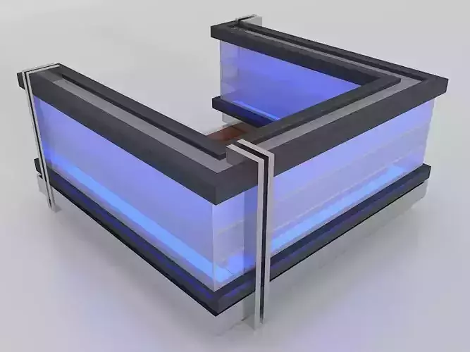 Kiosk Partition Booth a414b