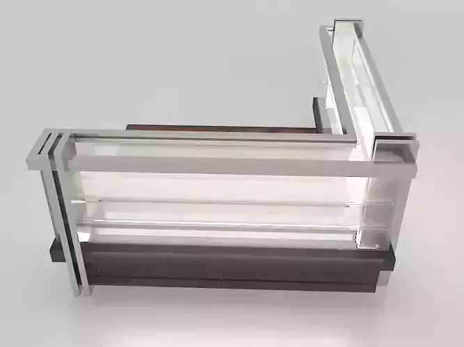  Kiosk Partition Booth a414c