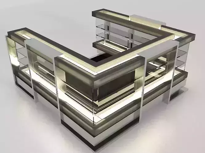 Kiosk Partition Booth a414d