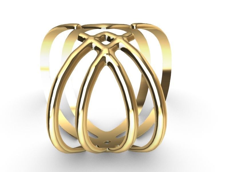 2 stylish rings stl veriifed 3D print model_6