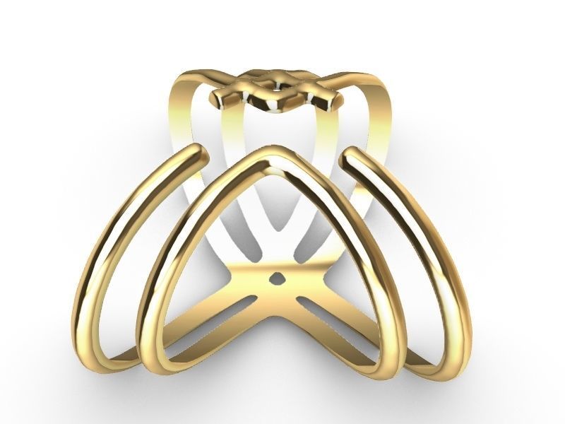 2 stylish rings stl veriifed 3D print model_10