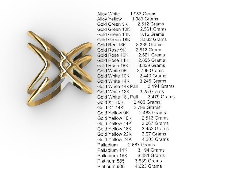 2 stylish rings stl veriifed 3D print model_12