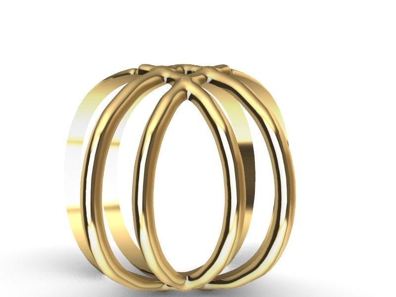 2 stylish rings stl veriifed 3D print model_7