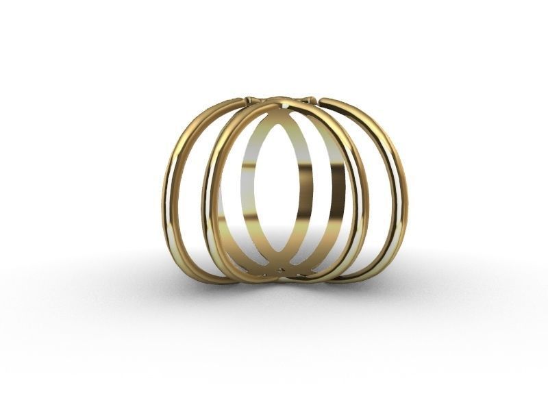 2 stylish rings stl veriifed 3D print model_8