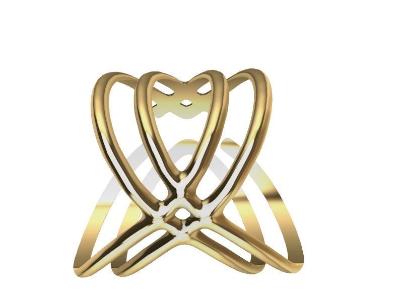 2 stylish rings stl veriifed 3D print model_4