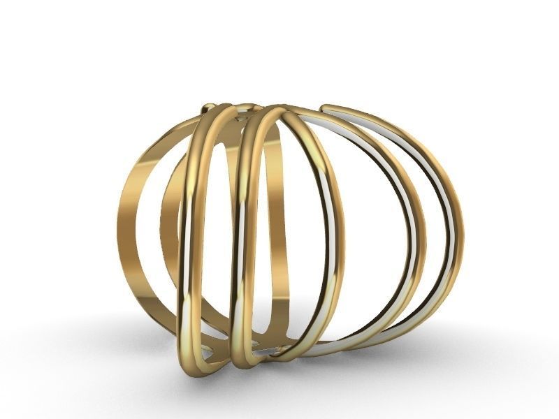 2 stylish rings stl veriifed 3D print model_17