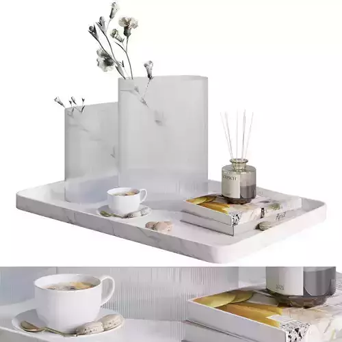 Coffee set 03 3D model