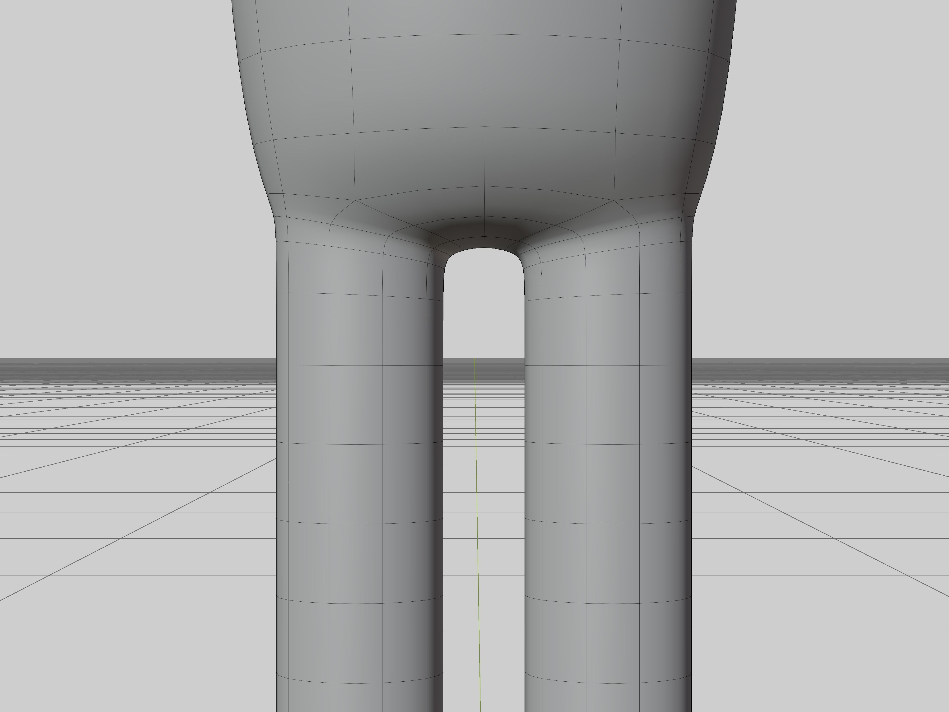 3D character man simple cartoon ready-to-use no texture 3D model_10