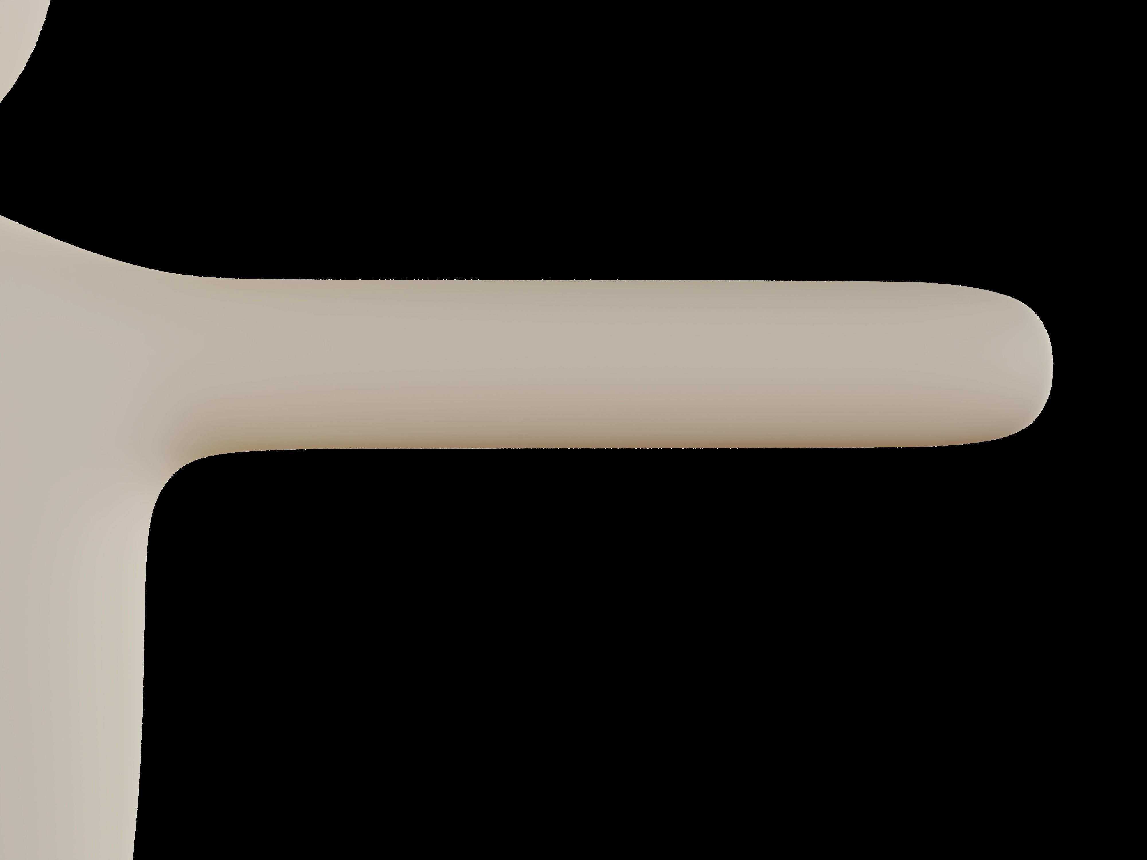 3D character man simple cartoon ready-to-use no texture 3D model_5