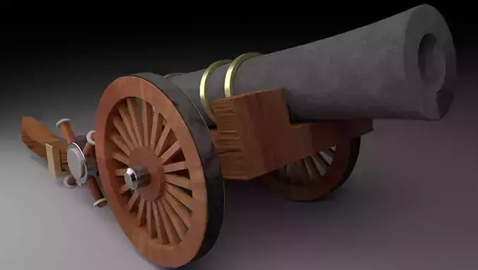 Cannon wooden