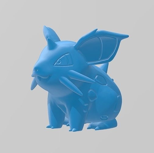 NIDORAN F FEMALE POKEMON HIGH-RES 3D print model