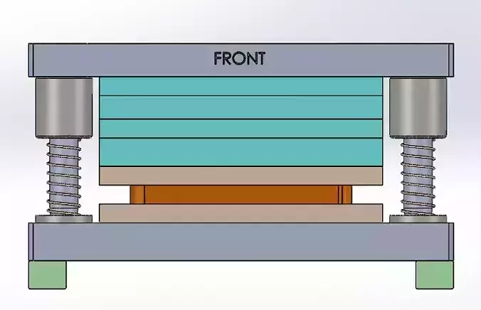 DIE SET cnc milling machine 3D model