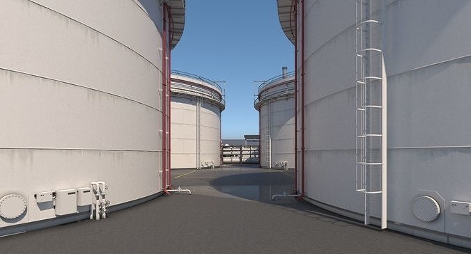 Refinery 3D model 7