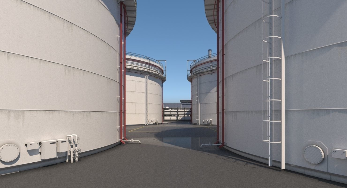 Refinery 3D model_6