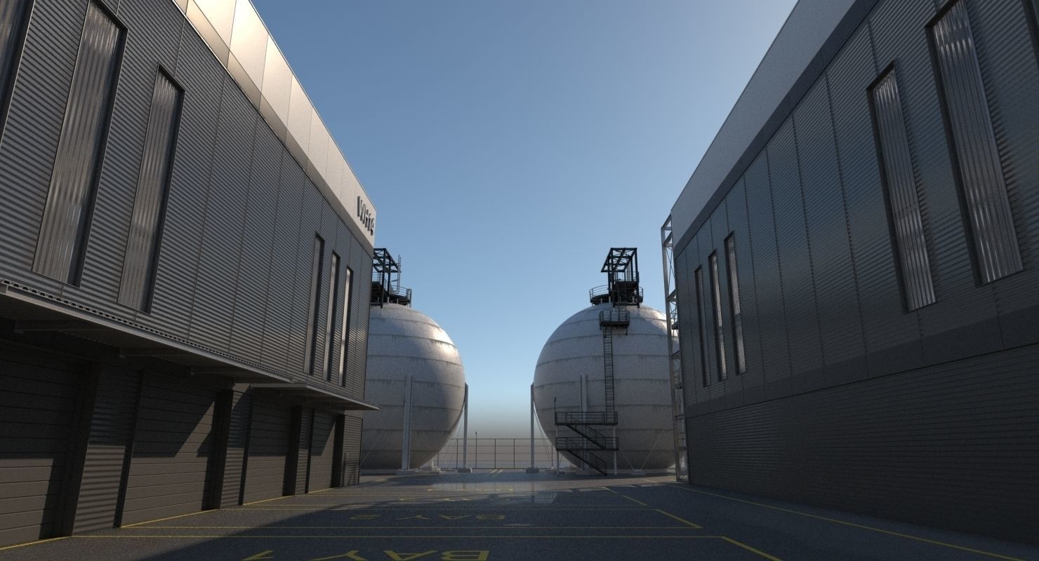 Refinery 3D model_13