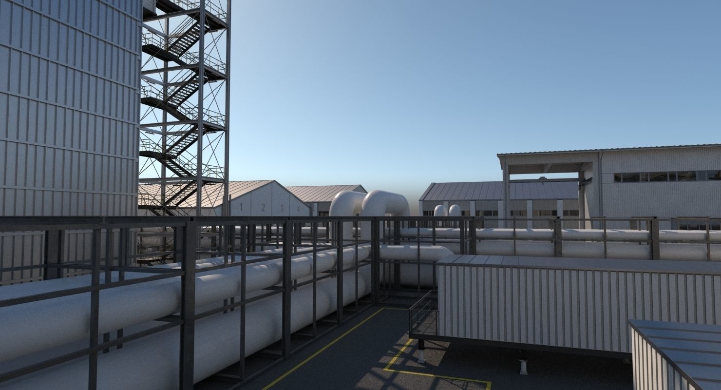 Refinery 3D model_15