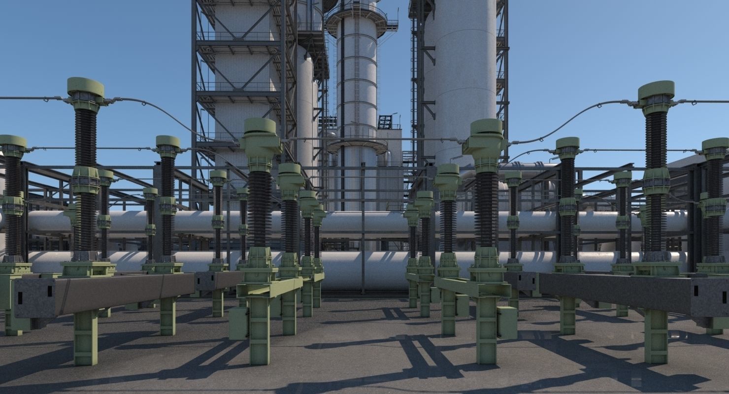Refinery 3D model_8