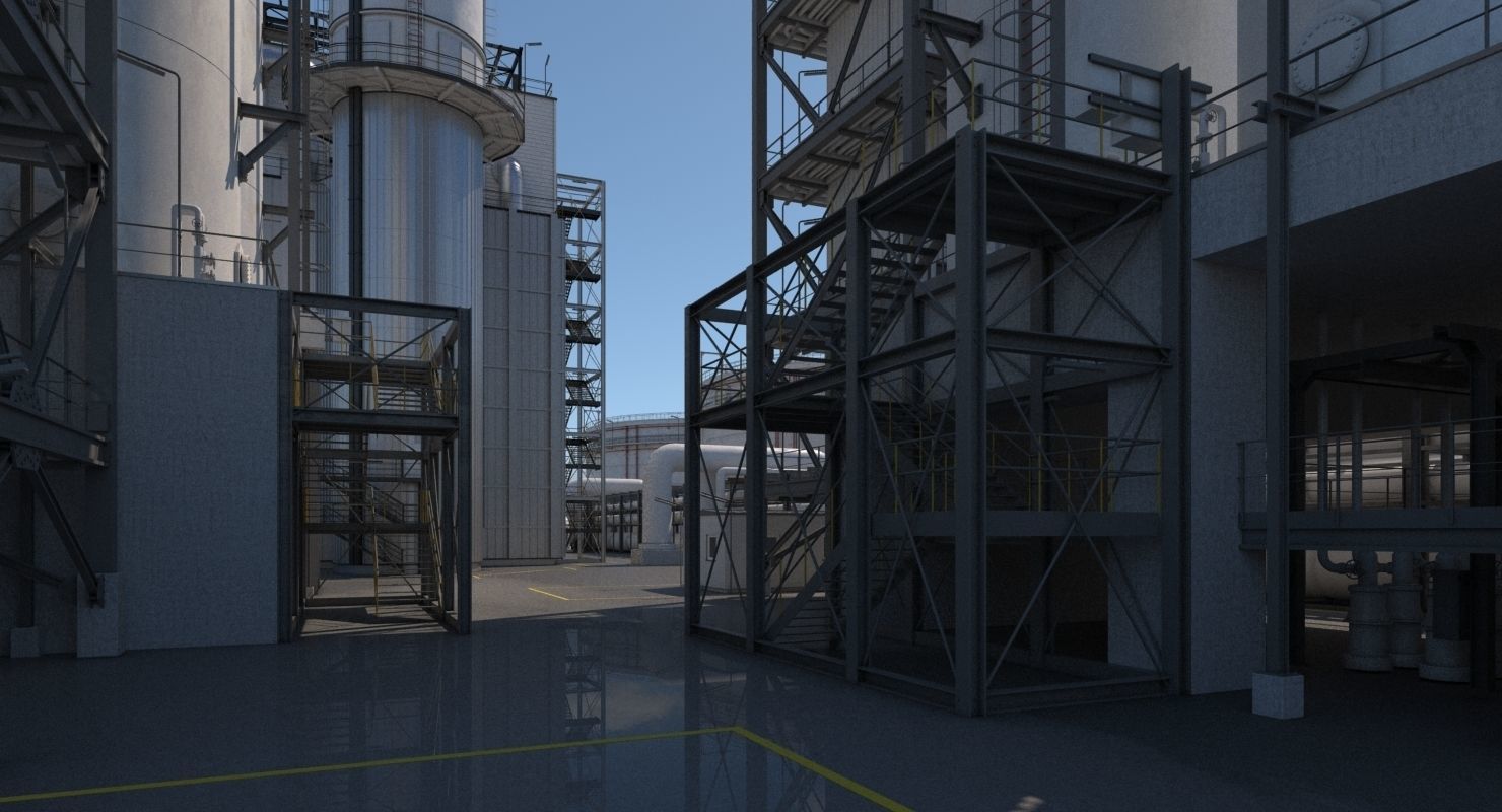 Refinery 3D model_10
