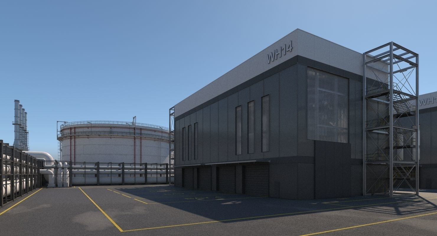 Refinery 3D model_4