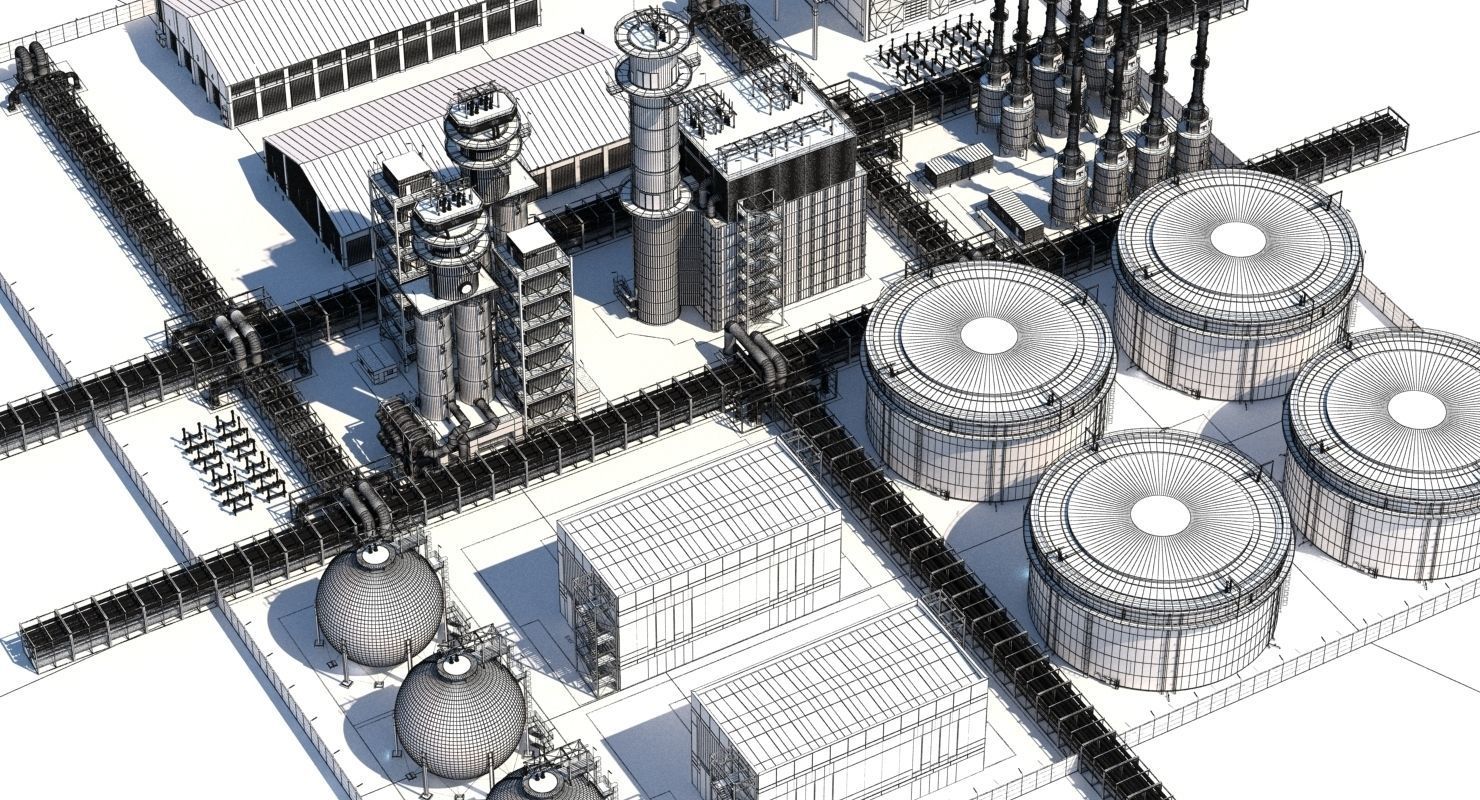 Refinery 3D model_22