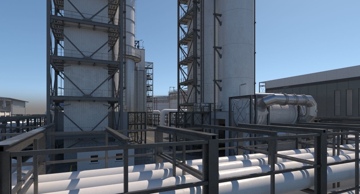 Refinery 3D model_9