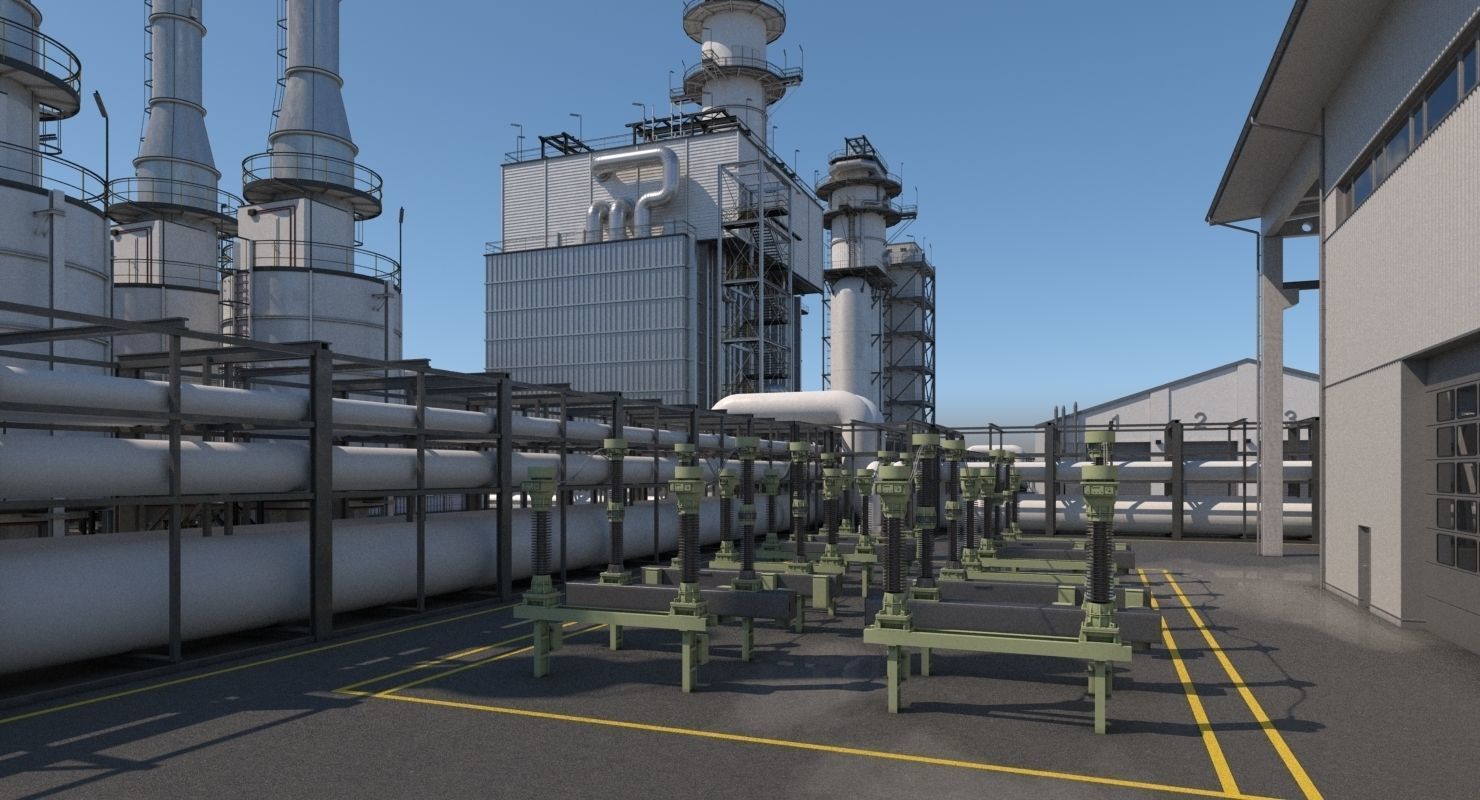 Refinery 3D model_14